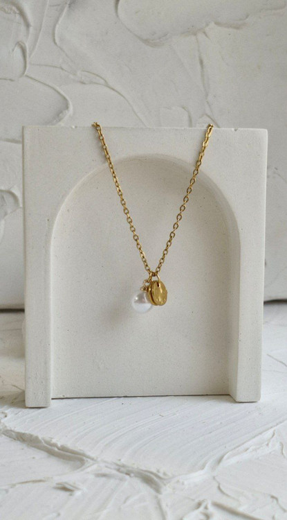 گردنبند سکه و مروارید