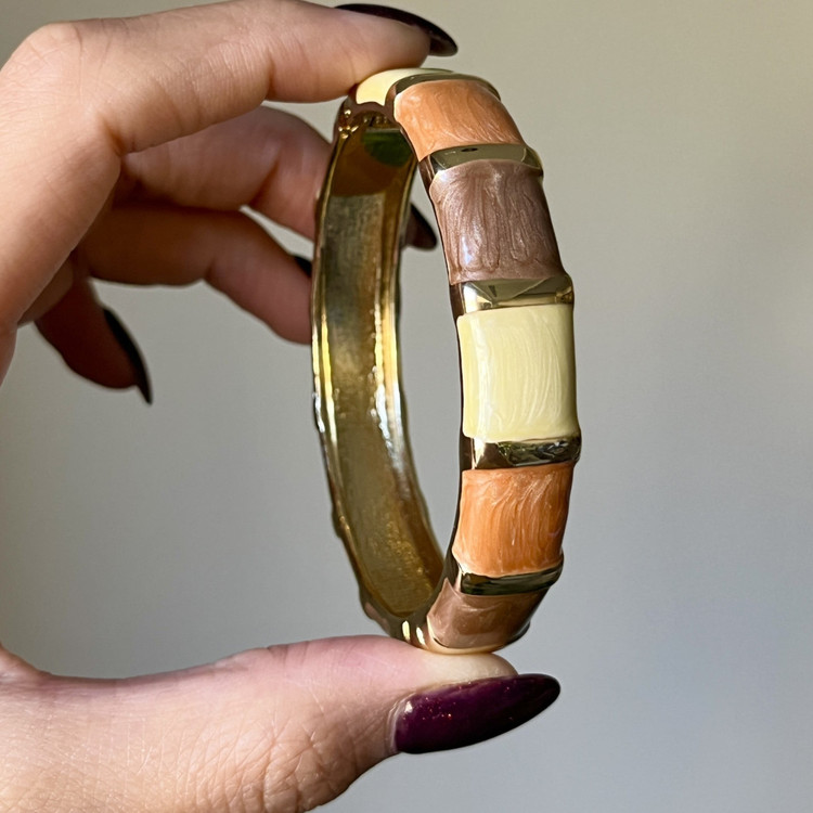 بنگل زنانه النگویی استیل برند فشن