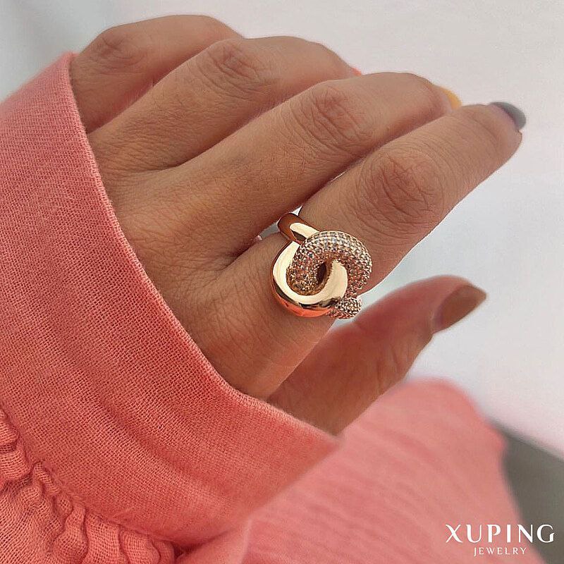 انگشتر گره نگین‌دار از برند ژوپینگ