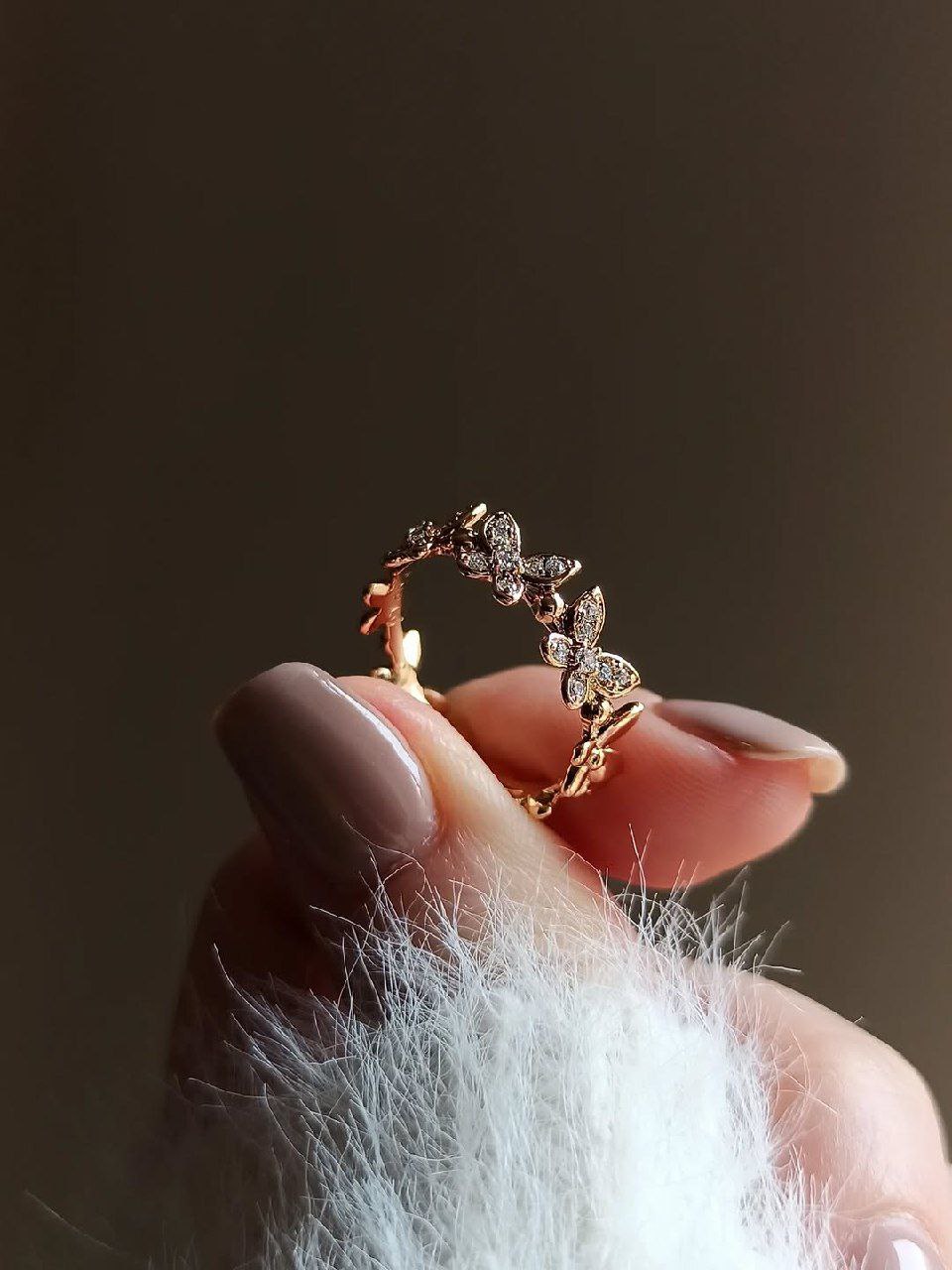 💎 #انگشتر حلقه‌ پروانه از برند ژوپینگ