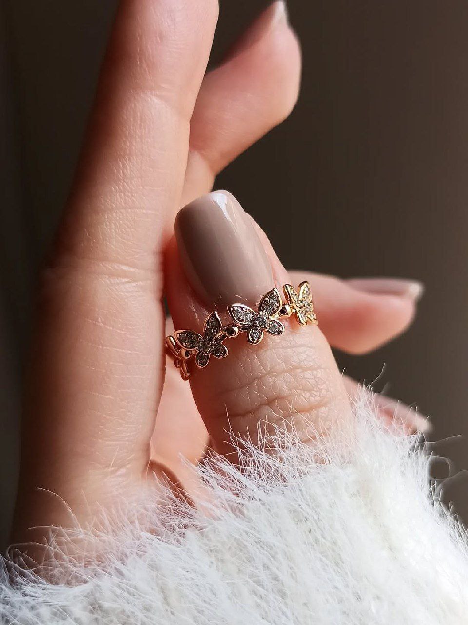 💎 #انگشتر حلقه‌ پروانه از برند ژوپینگ