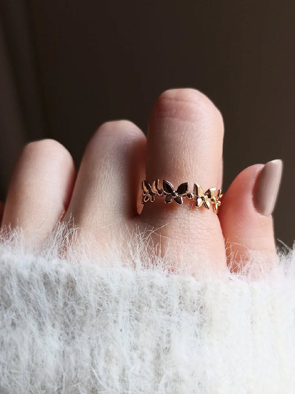 💎 #انگشتر حلقه‌ پروانه از برند ژوپینگ