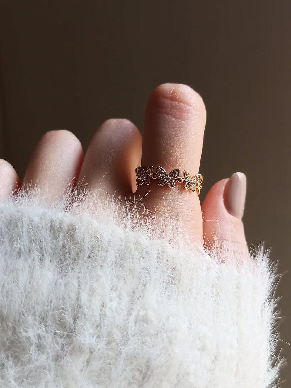 💎 #انگشتر حلقه‌ پروانه از برند ژوپینگ