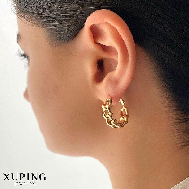 💎 #گوشواره حلقه‌ای کارتیر برند ژوپینگ