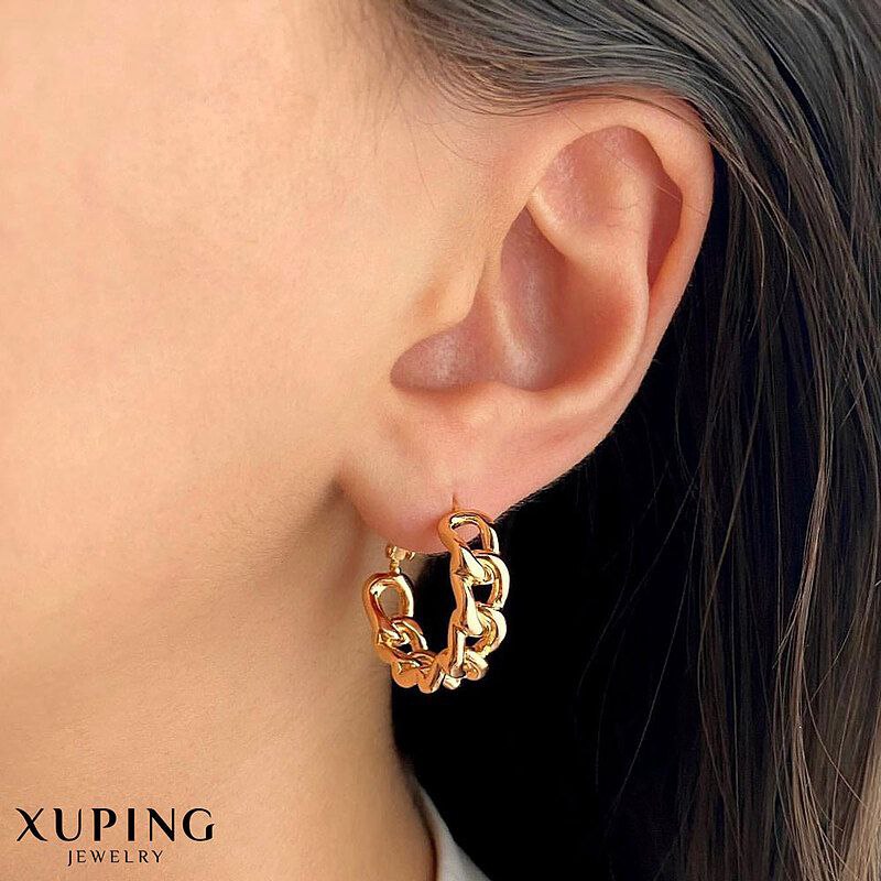 💎 #گوشواره حلقه‌ای کارتیر برند ژوپینگ